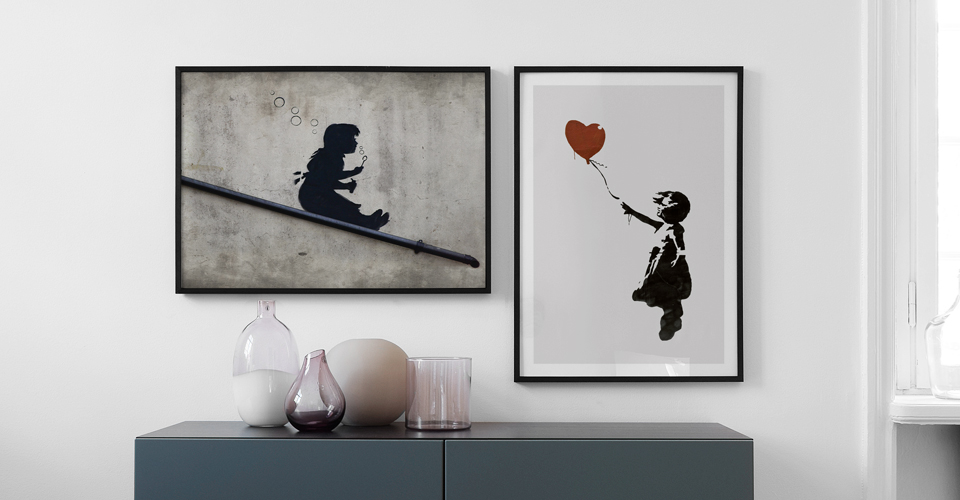 Banksy artwork online. Posters and wall art from Desenio