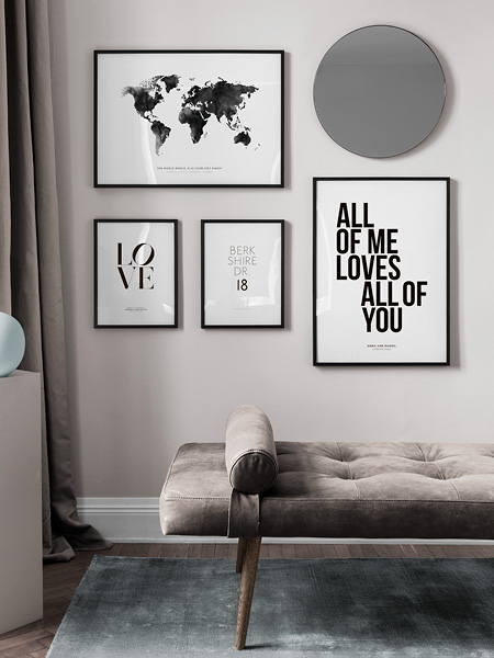 Personalised prints from Desenio