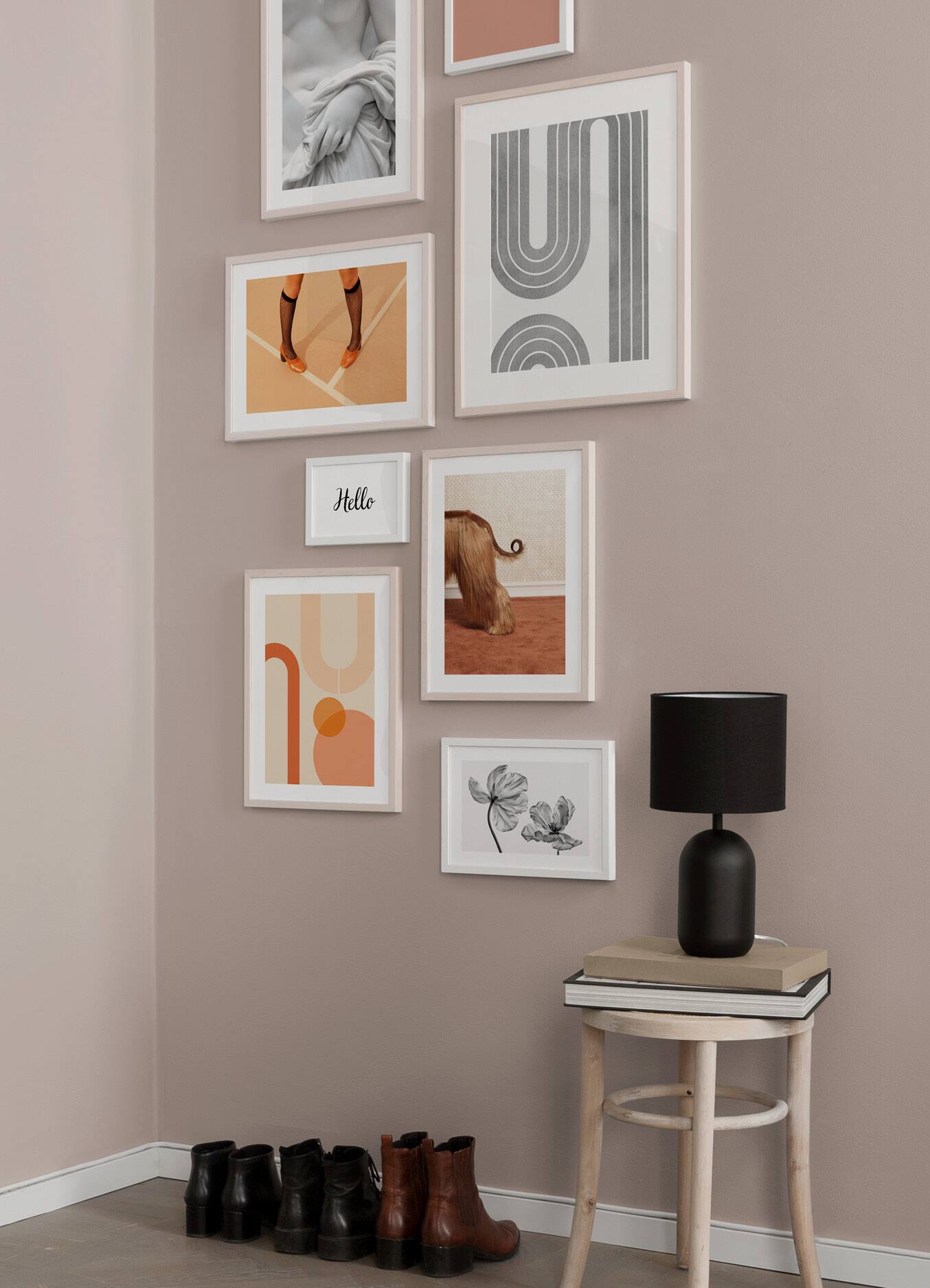 3 gallery walls for small spaces - Desenio.co.uk