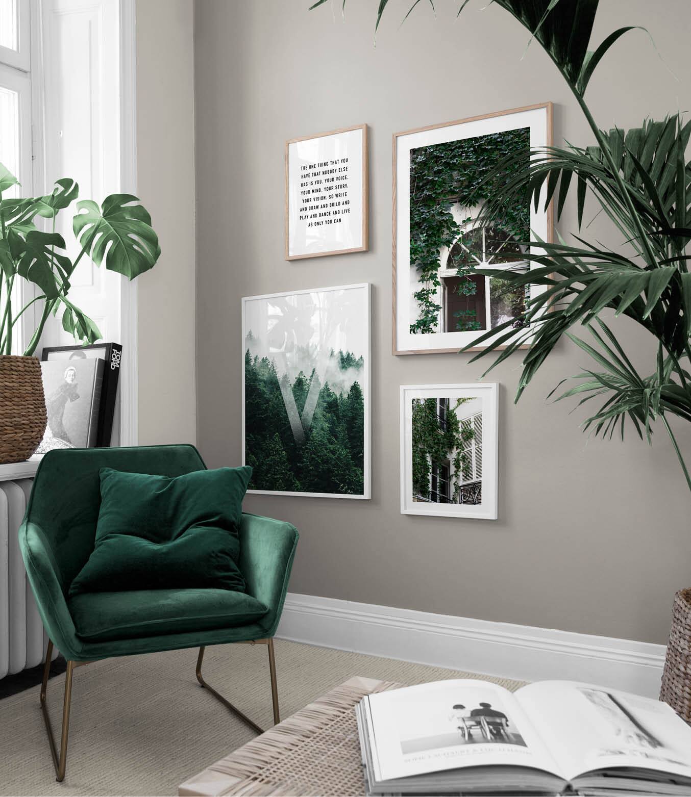 decorate with green