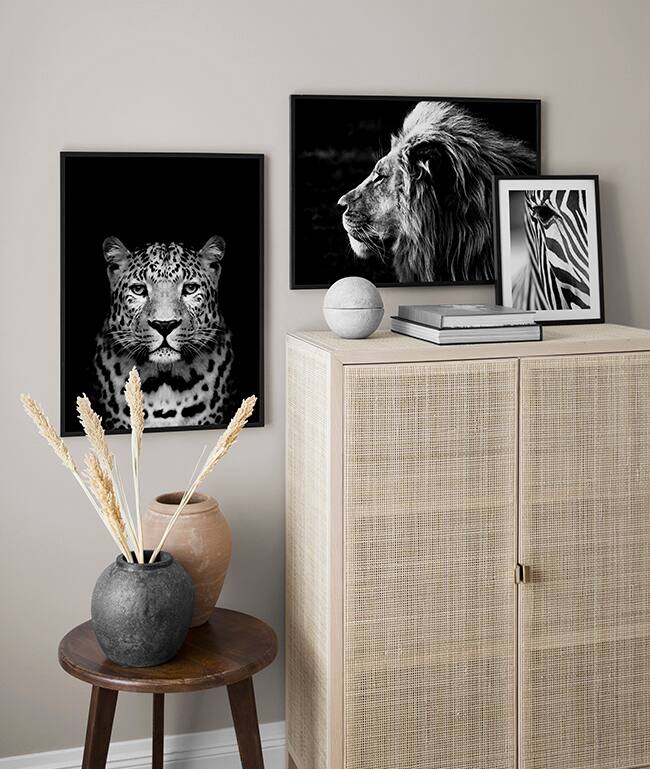 Decorate with animals and nature