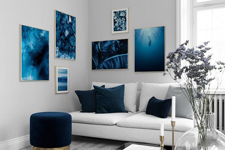 Alla nyanser av blått