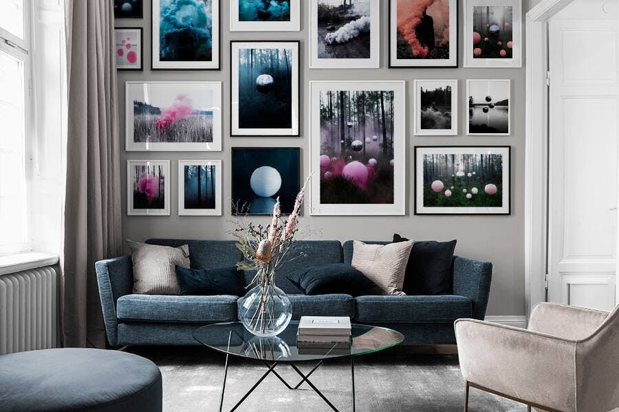 SURREAL FINE ART MEETS MODERN HOMES