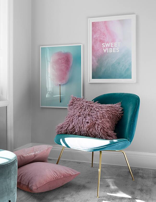 decorate with pastels