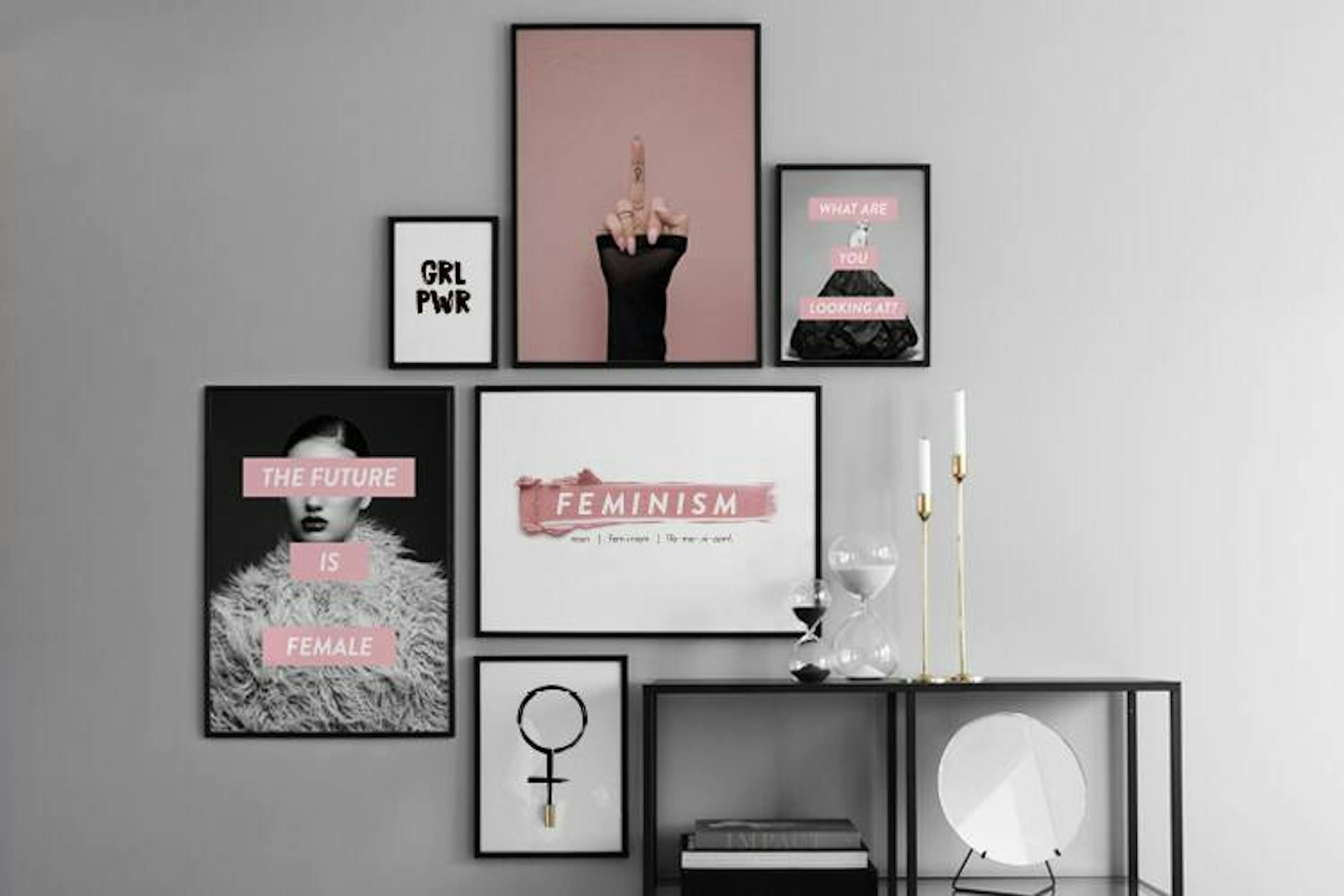 Feminism- Style with empowering girl power statements