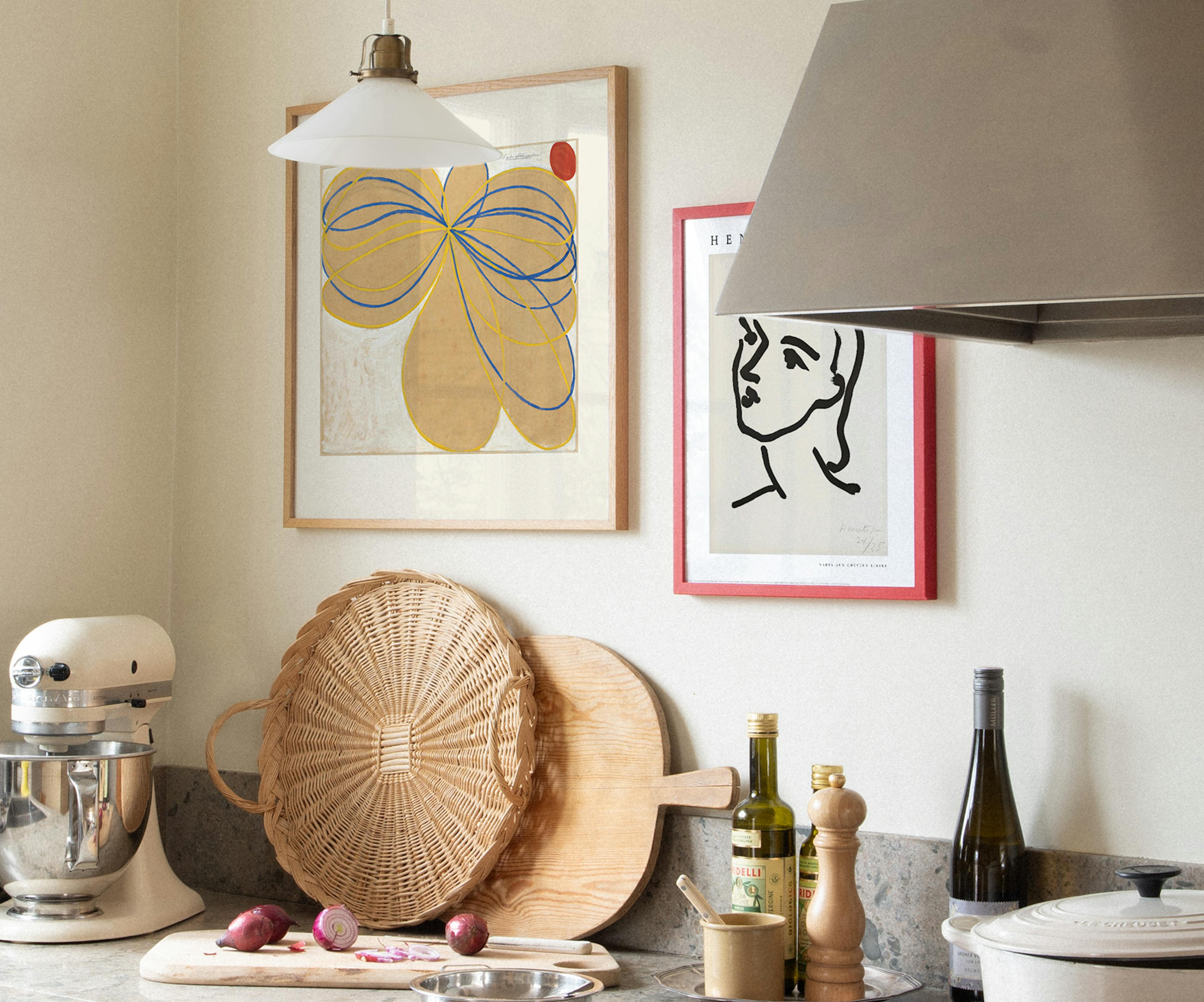 Art Advice: How to hang art in your kitchen