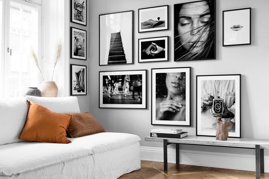 Inred klassiskt med fotokonst