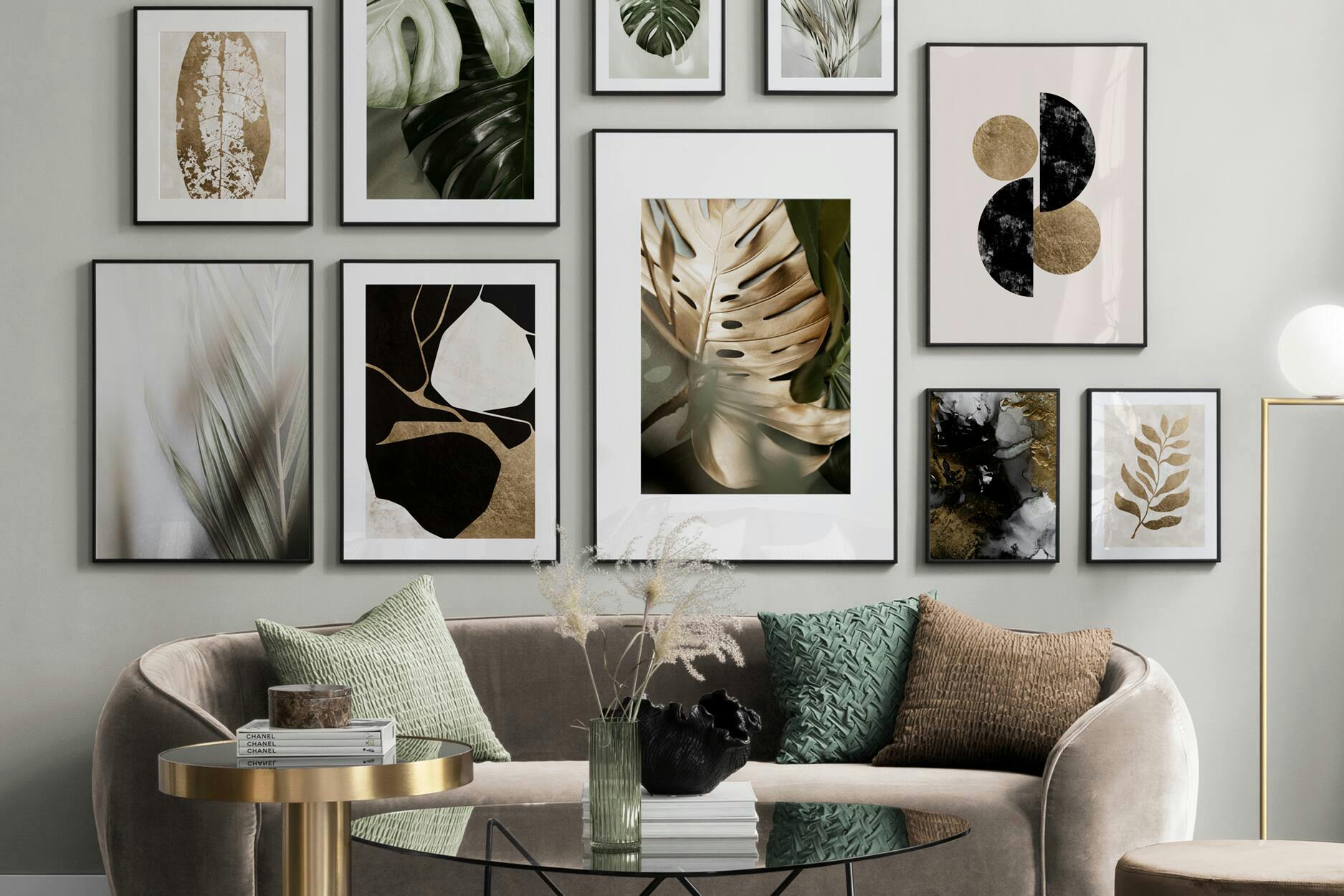 Elegante Herbst-Dekoration