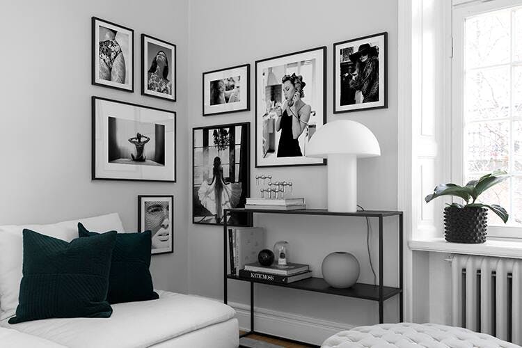 En tidlös trend: monokrom konst