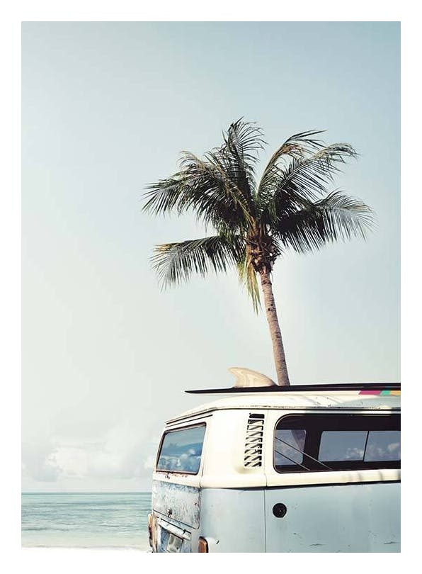 Surfers Van Poster (50x70 cm) -  Fotografien