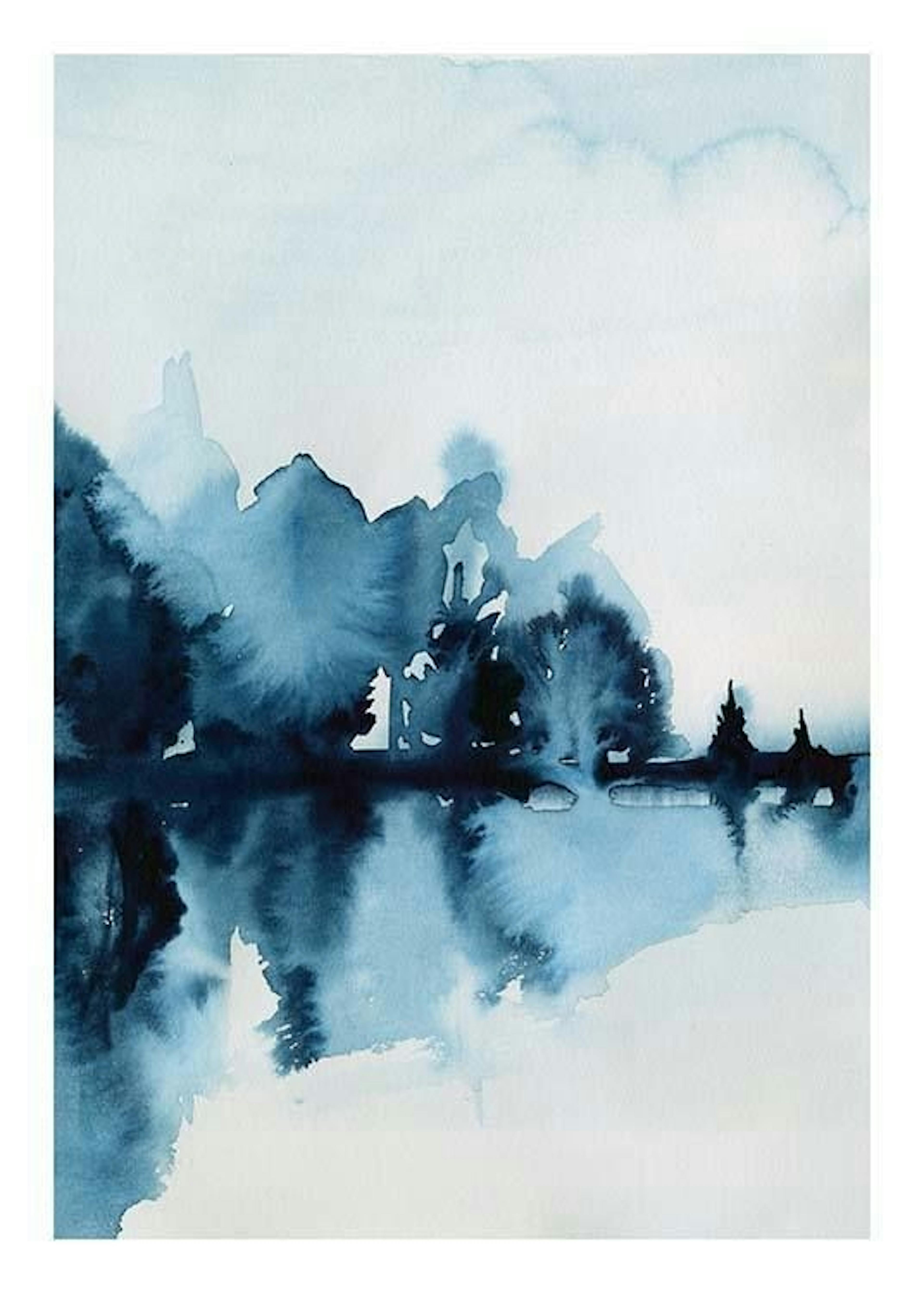 Watercolor Reflection Print 0