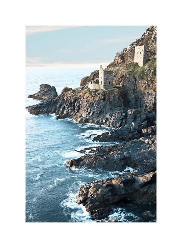Botallack Tin Mine North Cornwall Poster (50x70 cm) - Natuur posters