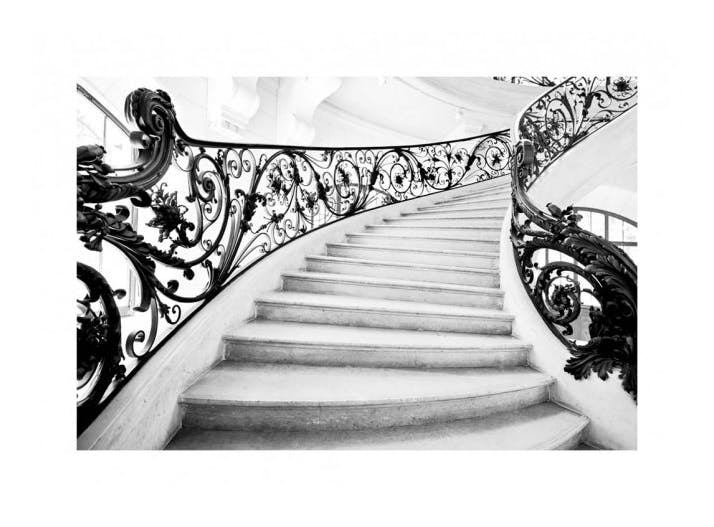 Art Nouveau Staircase Poster (50x70 cm)