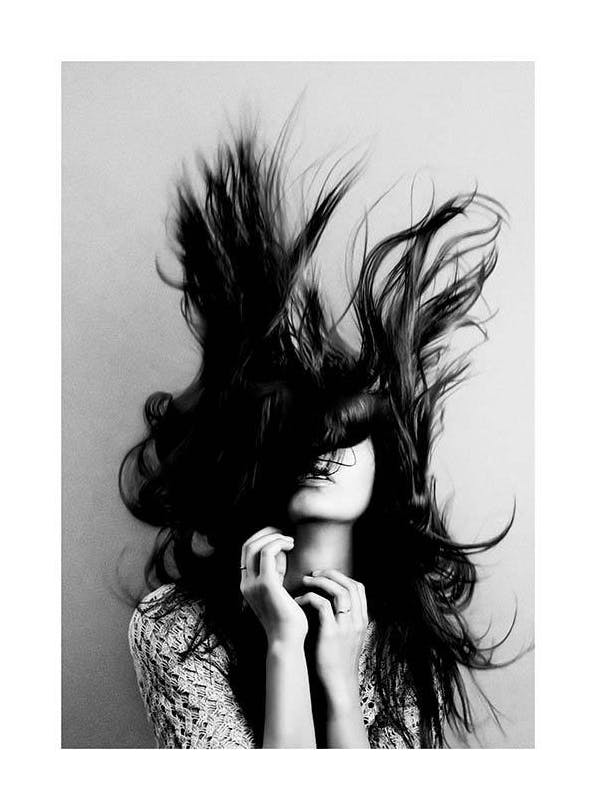 Hair Print (30x40 cm)