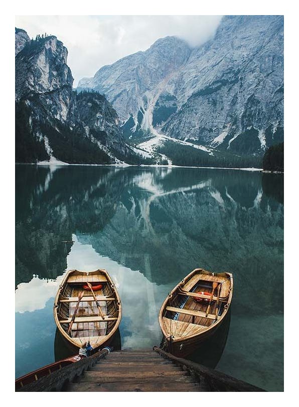 Prints - Two in the Lake (100x150 cm) - Nature prints