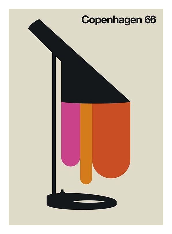 Copenhagen 66 Poster (30x40 cm)