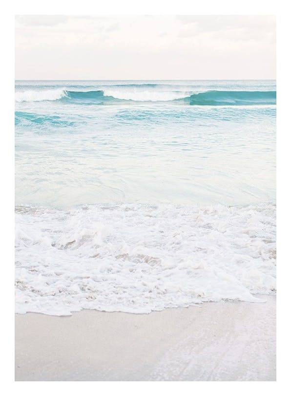 Dreamy Pastel Beach No1 Affiche (70x100 cm)