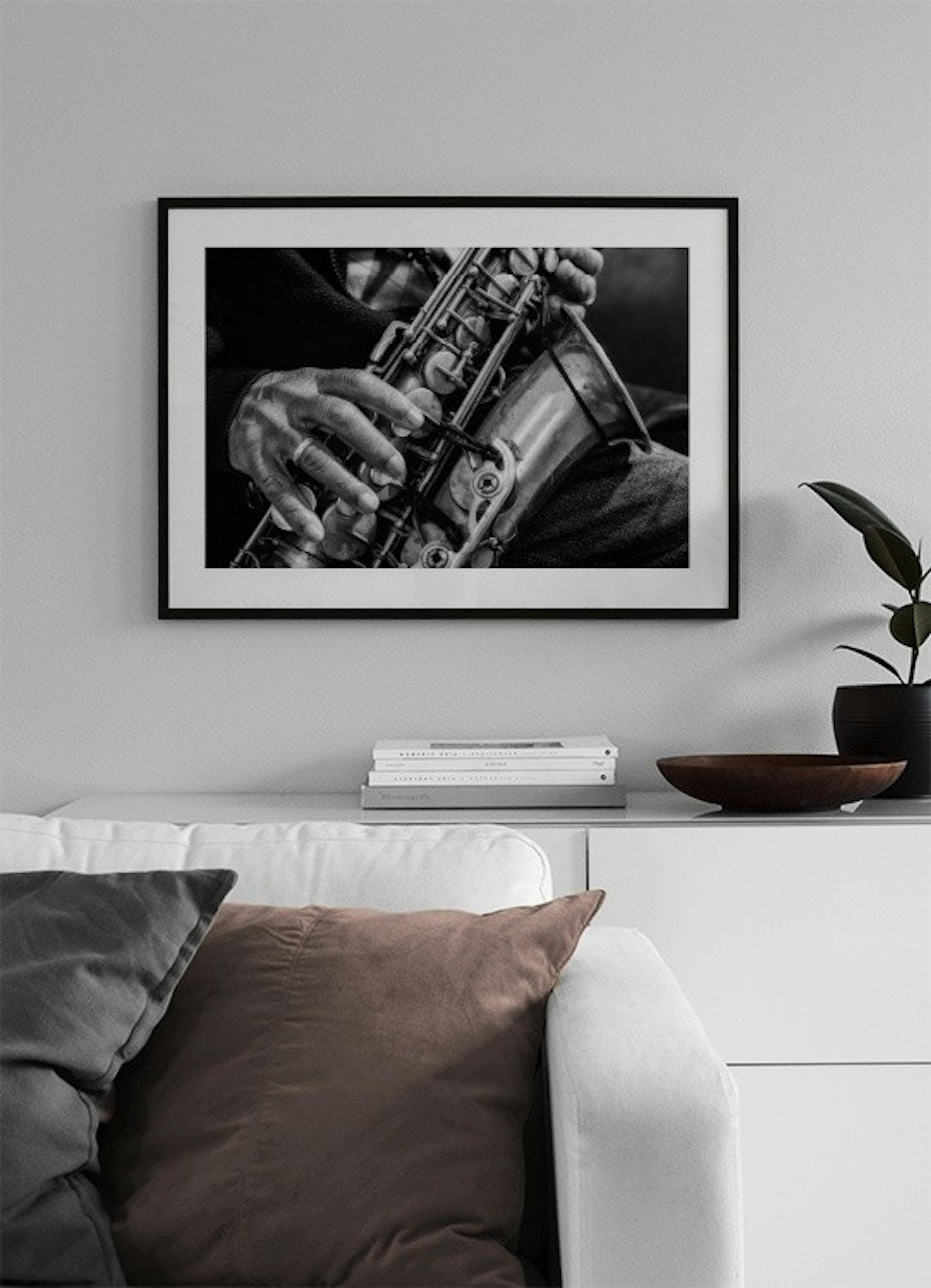 Saxophone Plakat