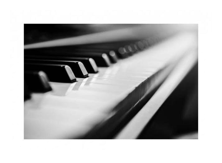 Prints - Piano Print (21x30 cm) - Black & white prints