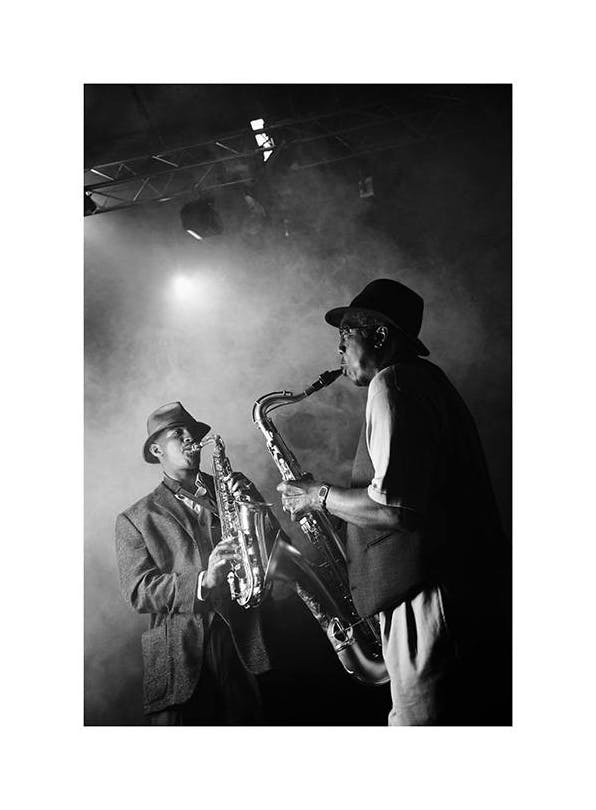 Jazz Club Poster (30x40 cm) - Zwart wit posters