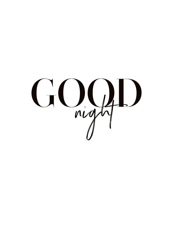 Night Poster (30x40 cm) - Poster mit Sprüchen