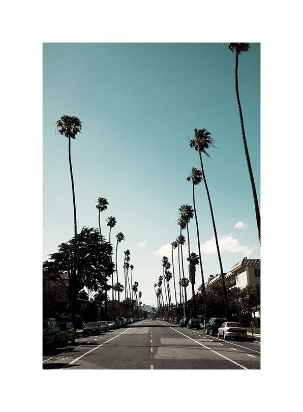 Street of Los Angeles Plakat (30x40 cm)