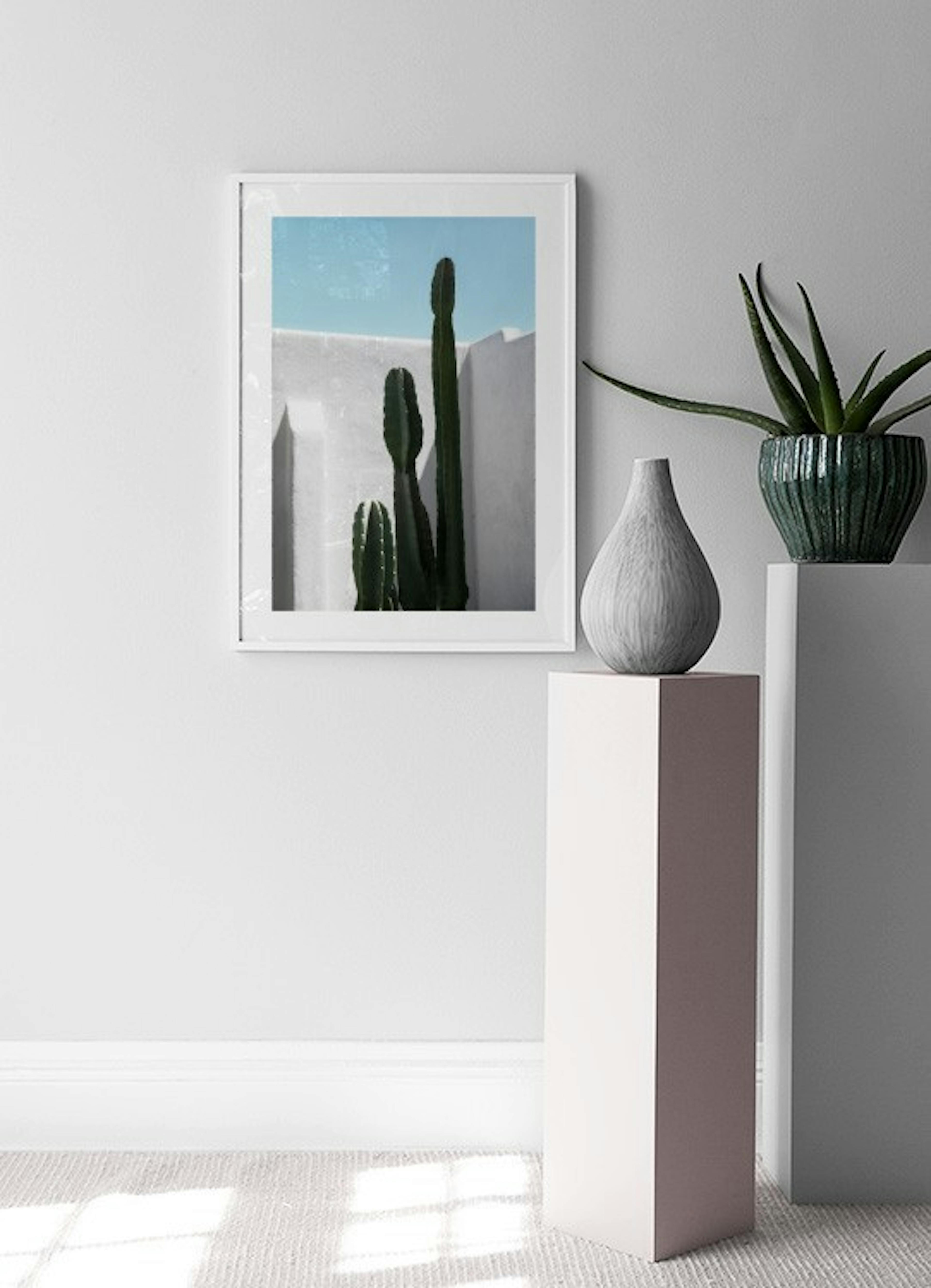 Cactus Wall Affiche