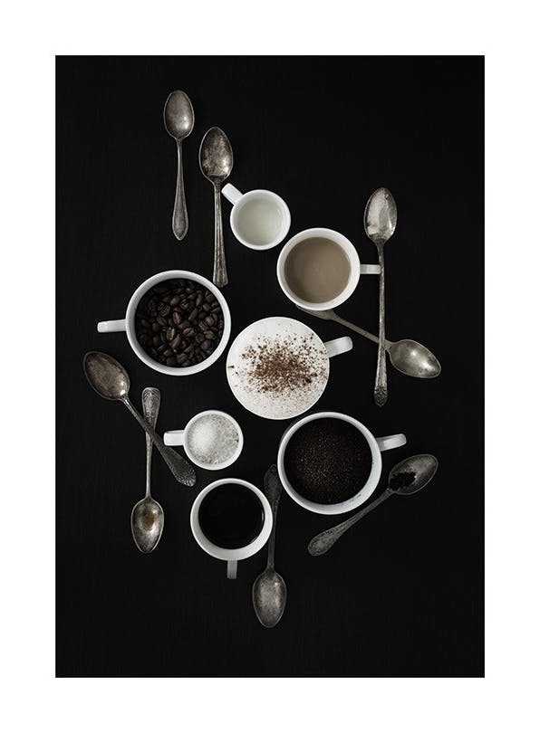Coffee Still Life Poster (30x40 cm)- Poster per la cucina