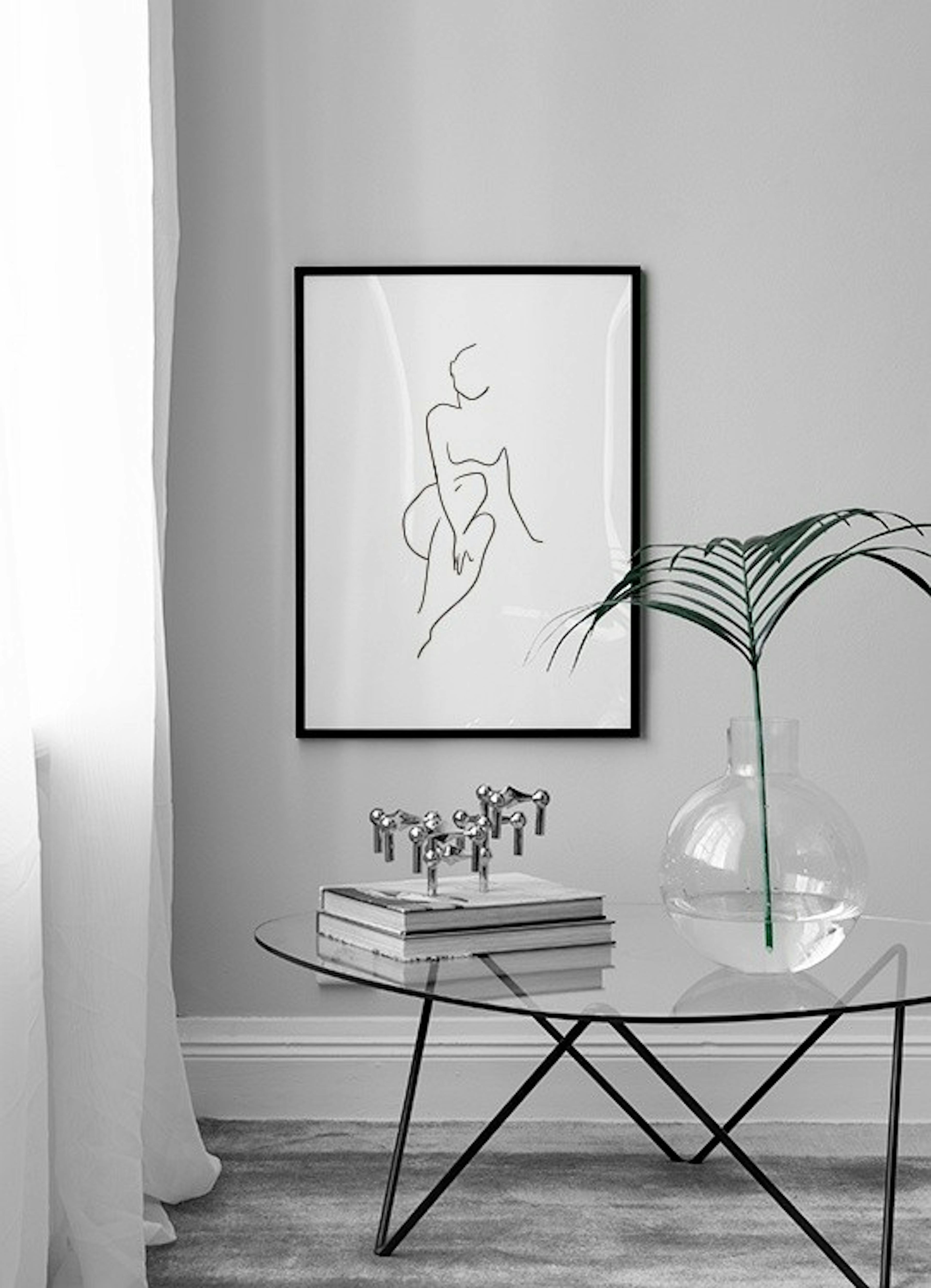 Body Line Art Print