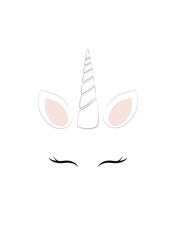 Little Unicorn Plagát (30x40 cm)