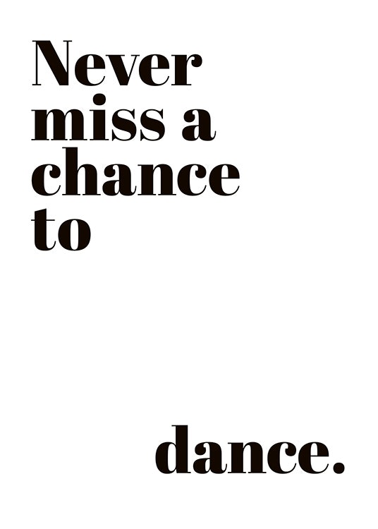 Chance to Dance Affiche 0