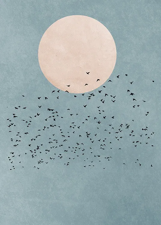 Boris Draschoff / Kubistika - Birds Fly Away Plakat 0