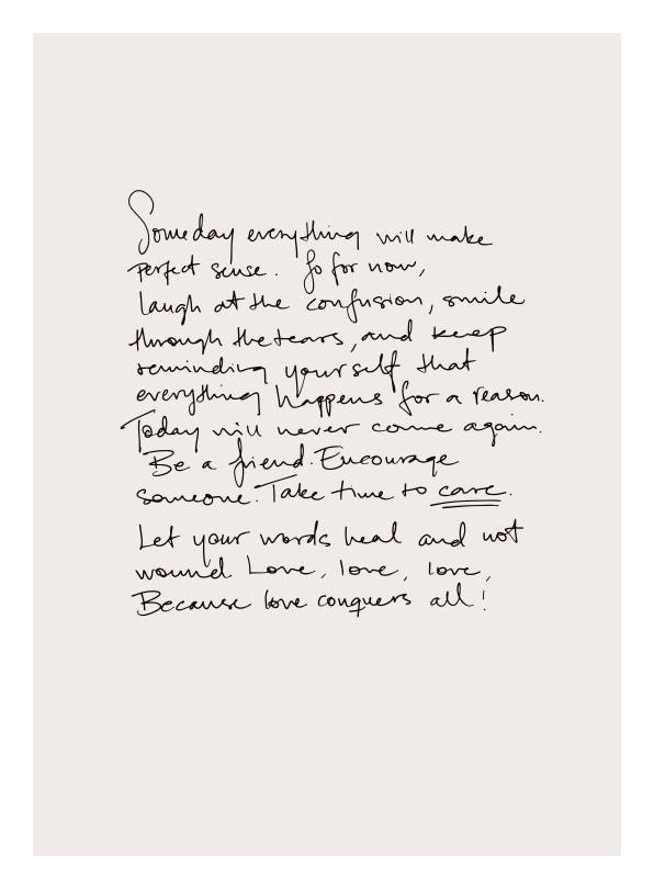 The Letter Poster (40x50 cm)