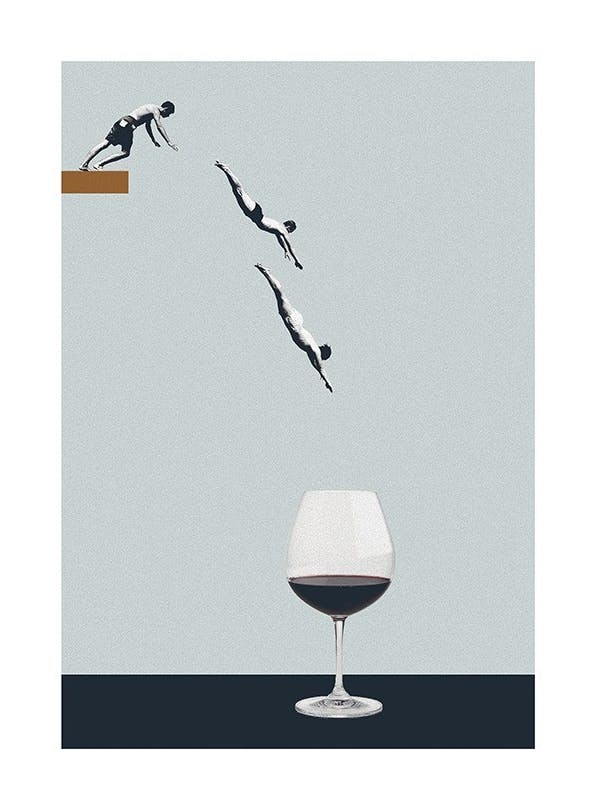 Maarten Leon - Your Best Friends Forget You Get Old Poster (21x30 cm)