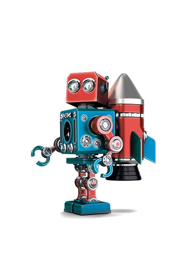 Vintage Robot Poster (50x70 cm)