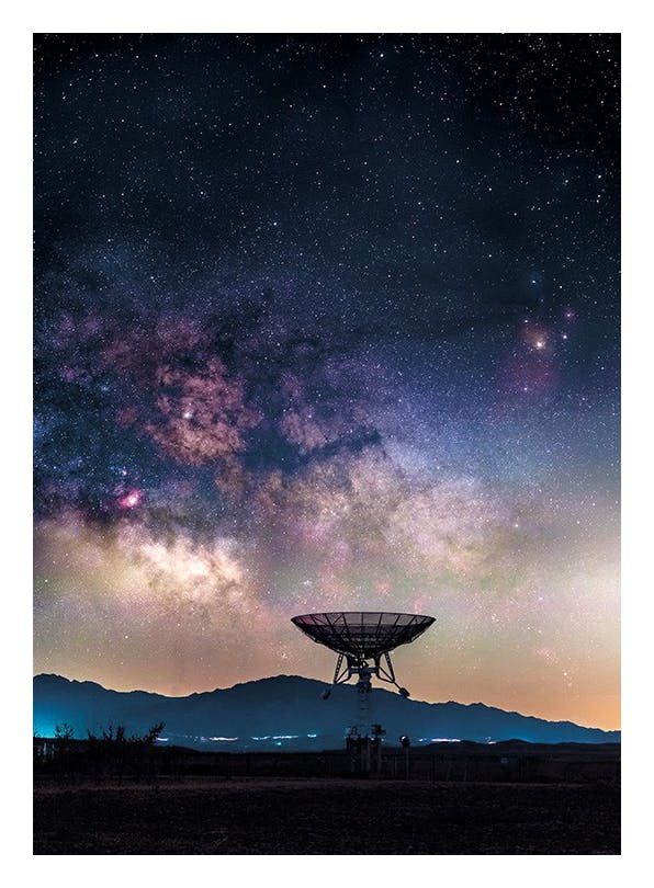 Radio Telescope Poster (50x70 cm) - Natuur posters