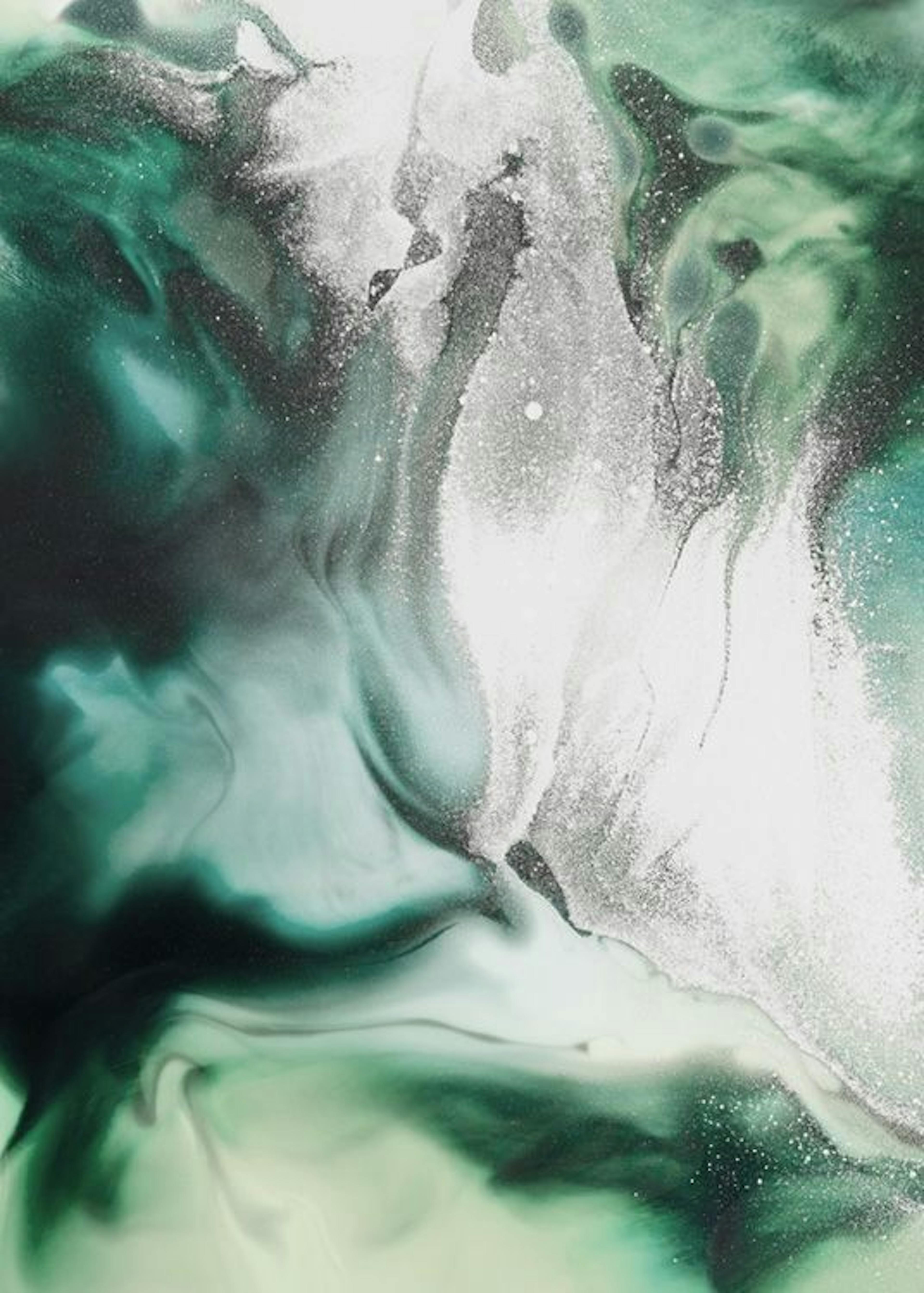 Abstract Green Painting Print 0