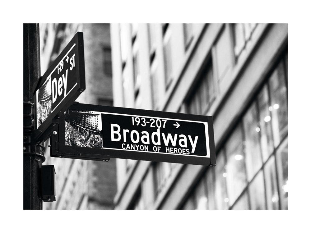 Broadway Sign Affiche 0