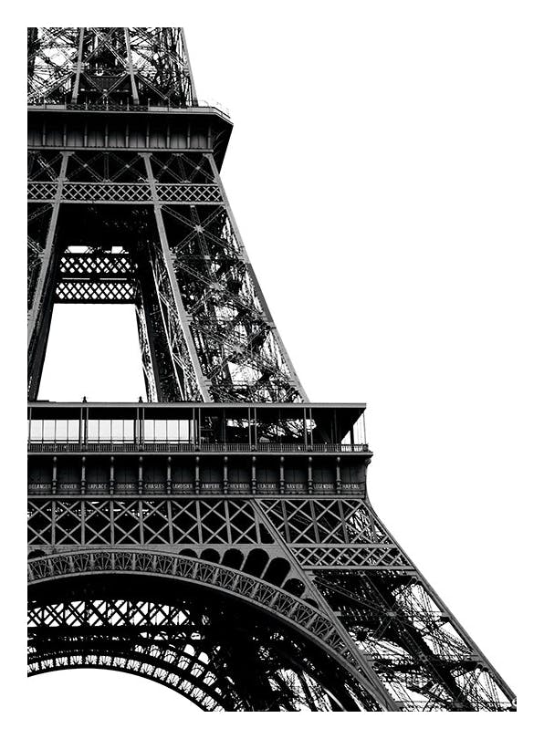 Eiffel Tower Close Up Affiche (100x150 cm)