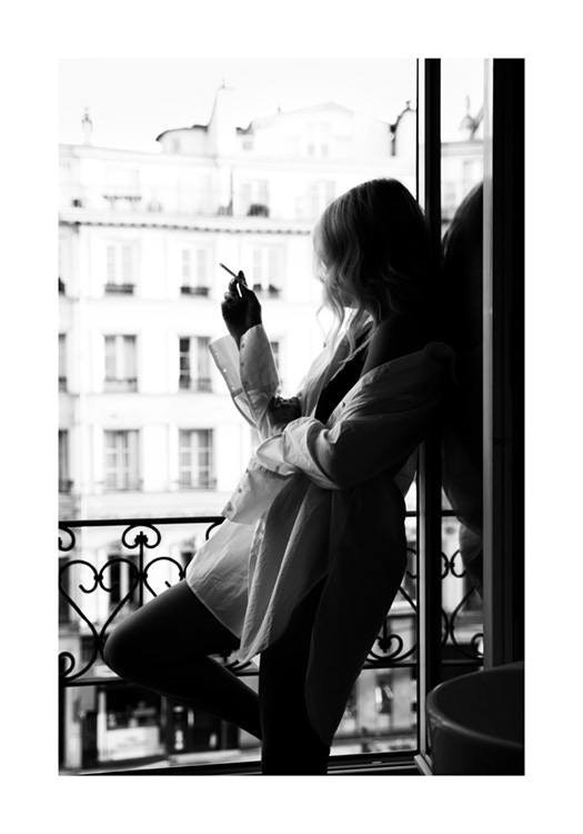 Smoking in Paris Poster 0