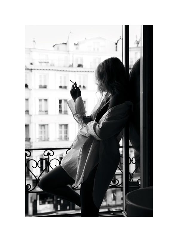 Prints - Smoking in Paris (30x40 cm) - Prints 100x150 cm | 39½ x 59'