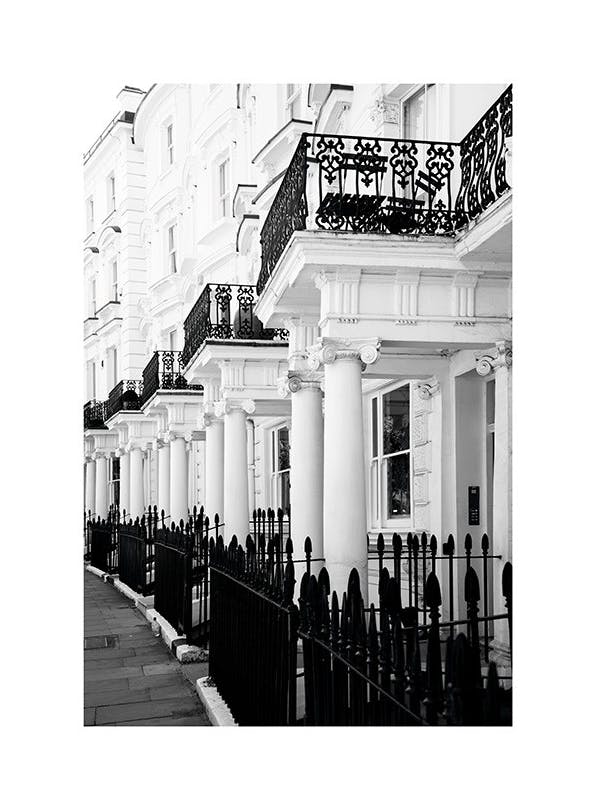 Notting Hill Street Poster (50x70 cm)