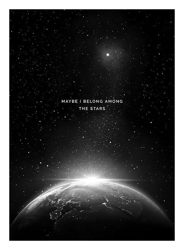 The Stars Poster (30x40 cm) - Poster mit Sprüchen