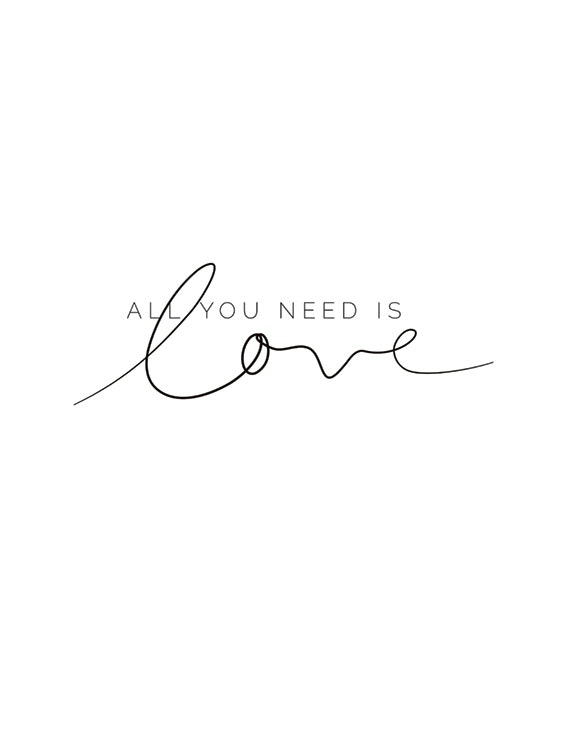 You Need Love Affiche 0