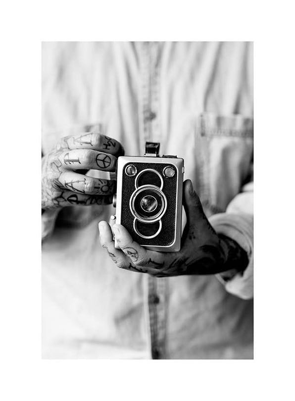 Vintage Camera Plakat (50x70 cm) - Fotokunst