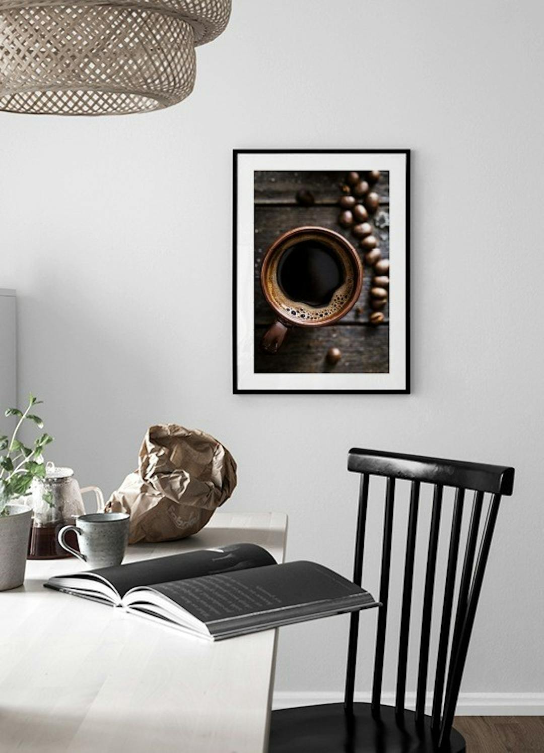 Freshly Brewed Poster - Coffee cup - desenio.com