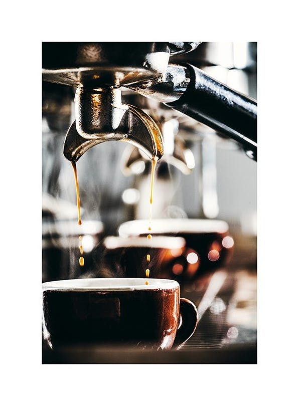 Prints - Espresso Drops Print (30x40 cm) - Kitchen wall art