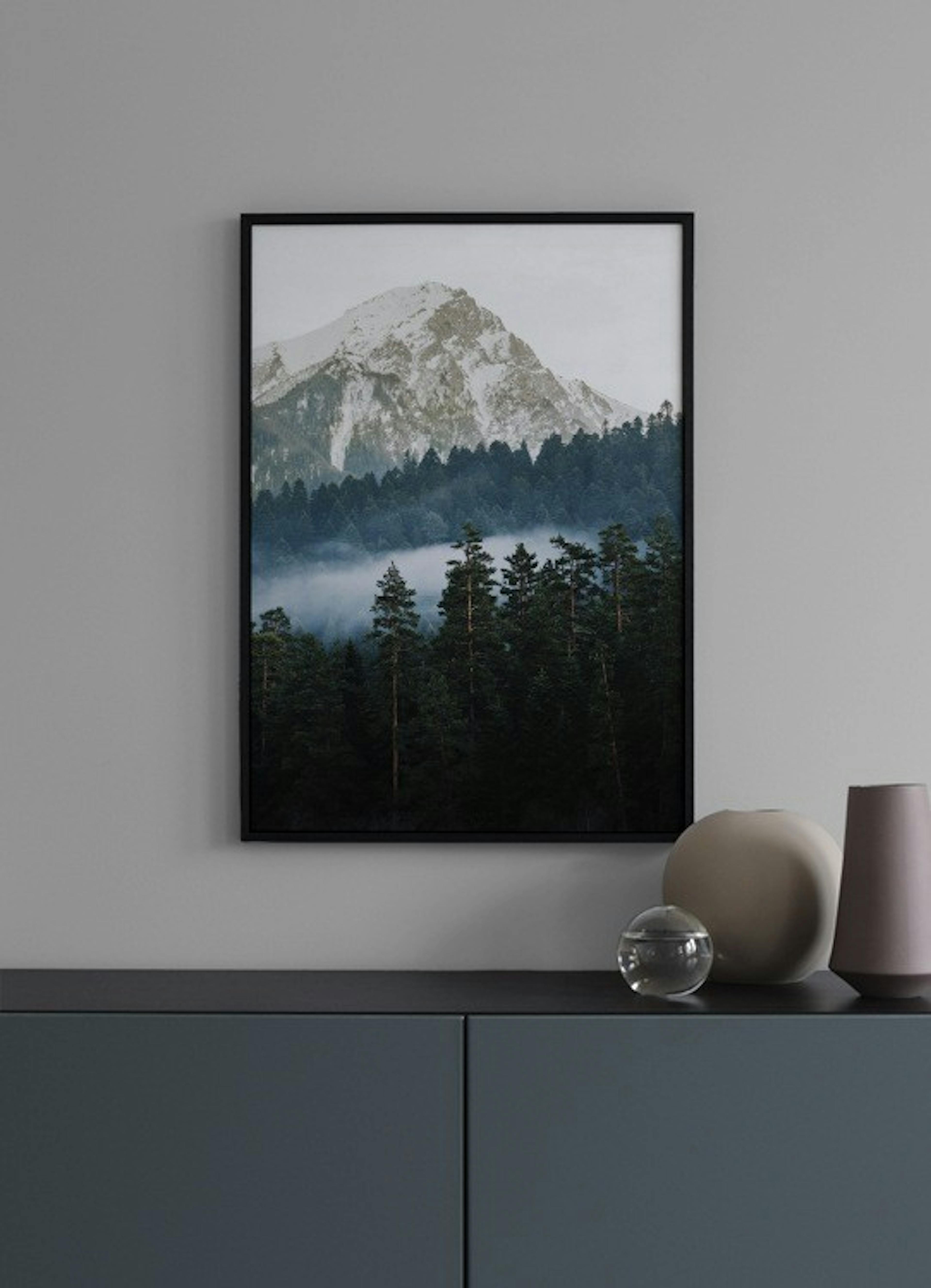 Mountain and Forest Print