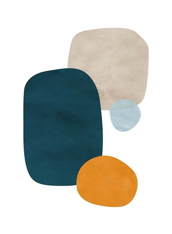 Color Shapes No1 Plakat (50x70 cm)- Sztuka