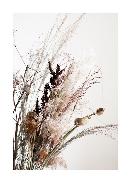 Dried Poster Blumen - Bouquet Getrocknete No2
